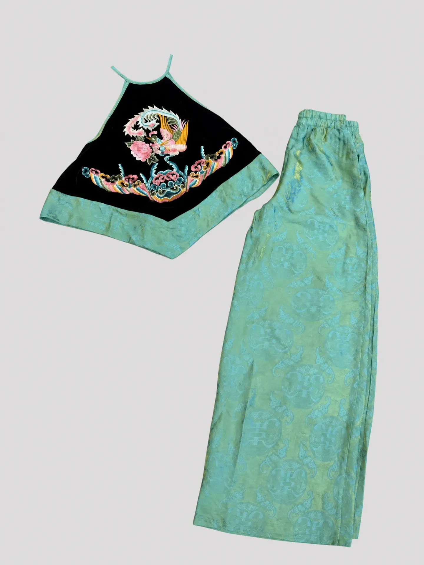Set Áo + Quần Xanh ngọc