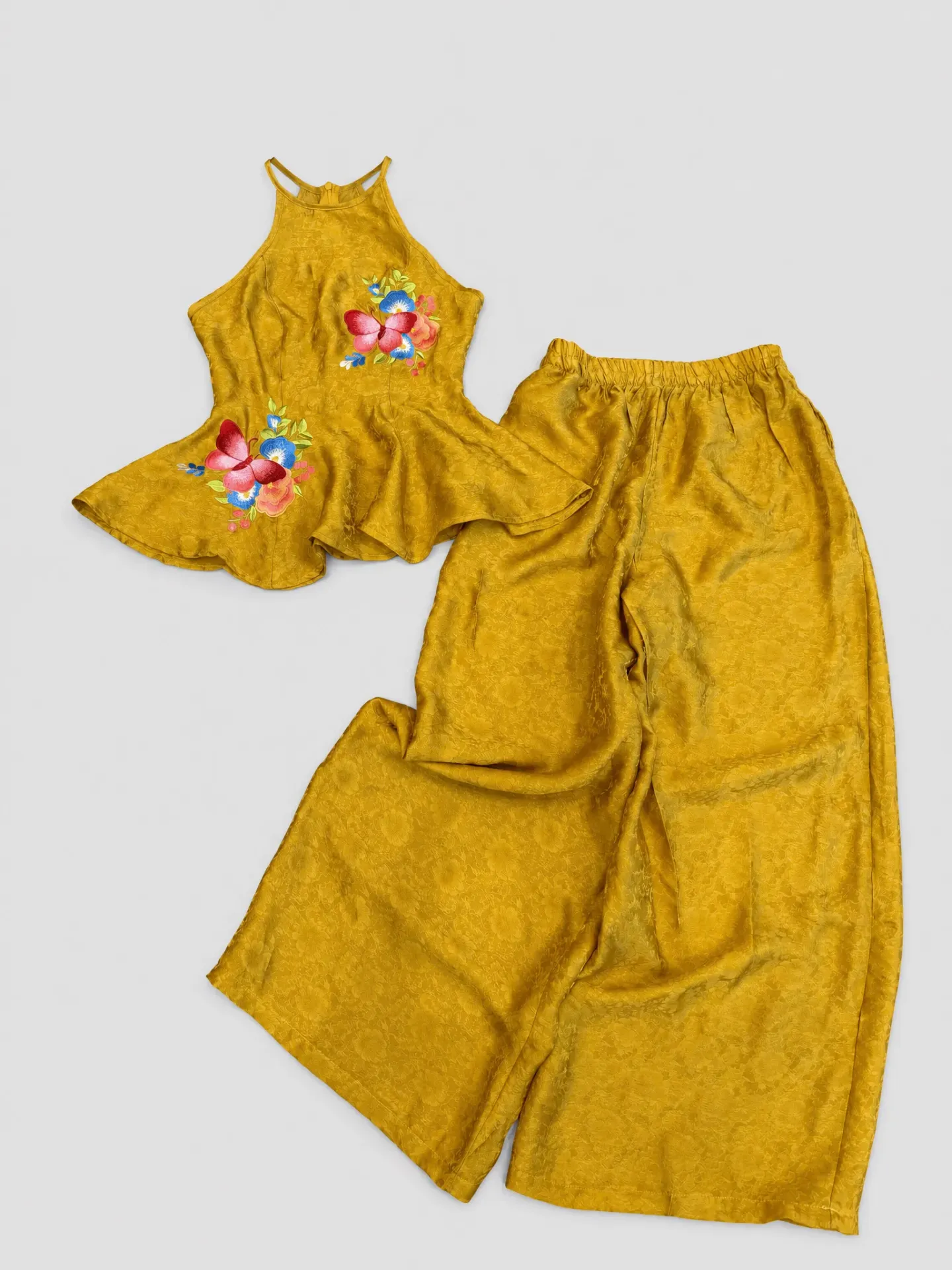 Set Áo + Quần Vàng cốm