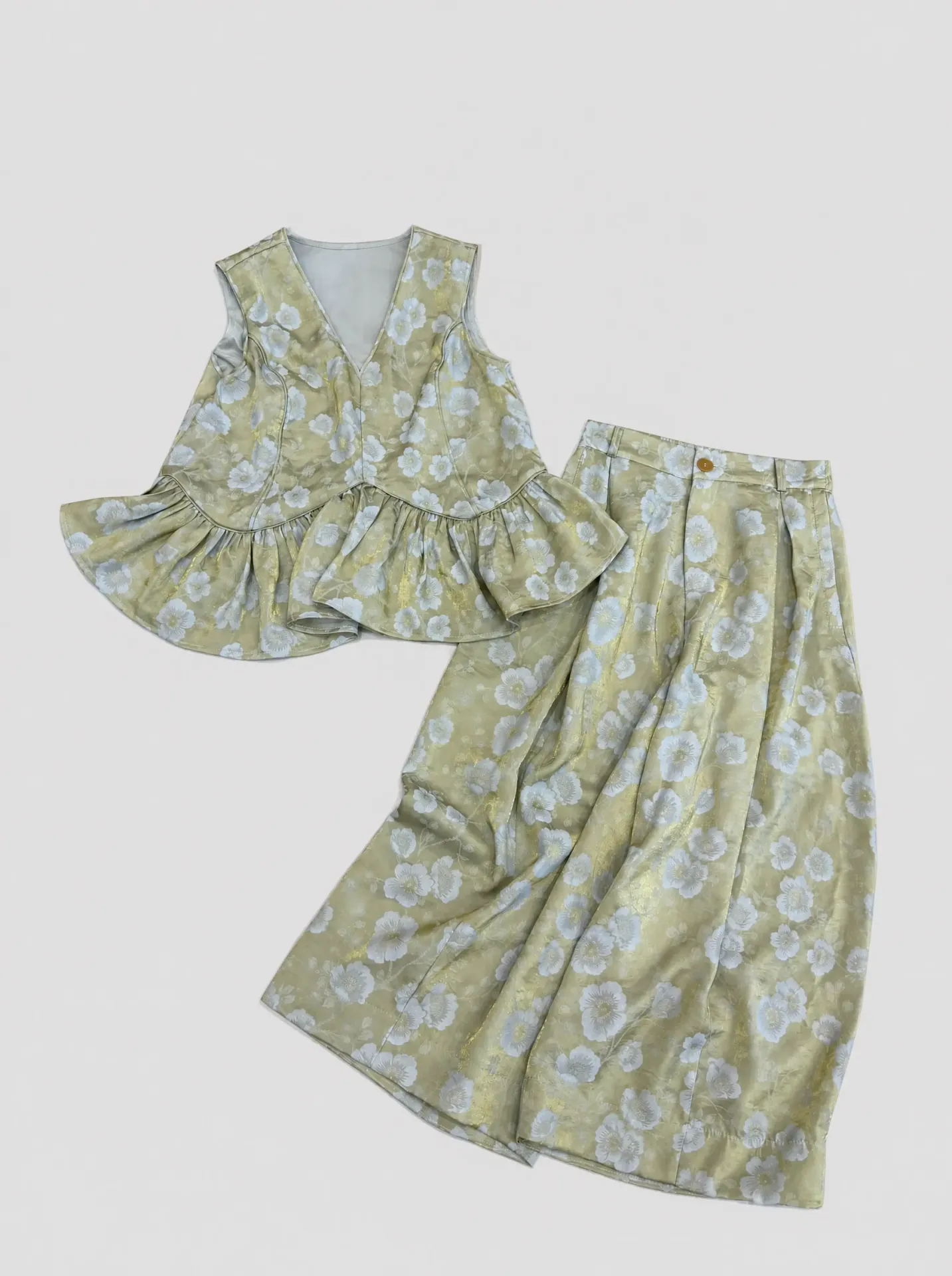 Set Áo + Quần Xanh sage