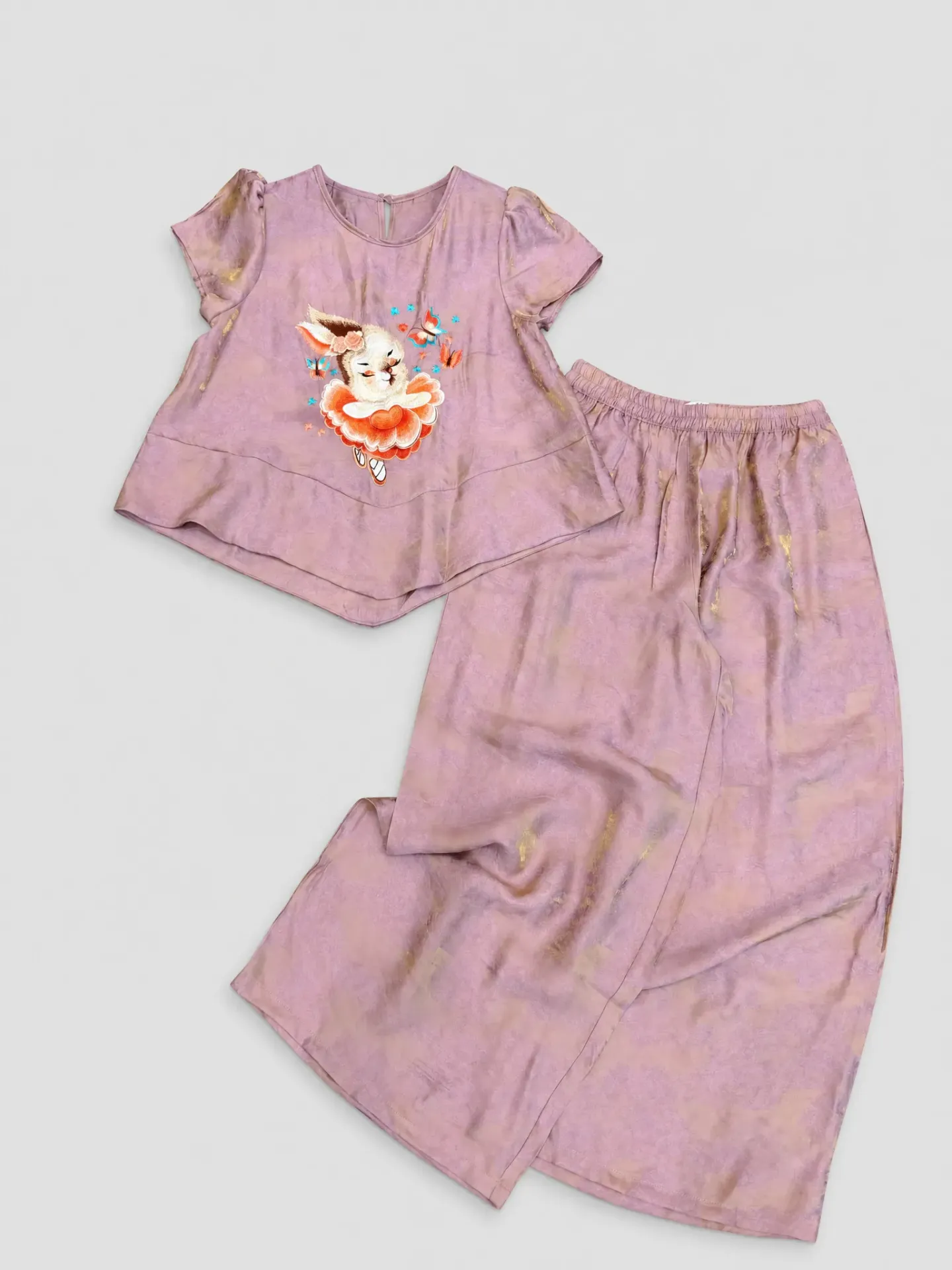 Set Áo + Quần Hồng Tím