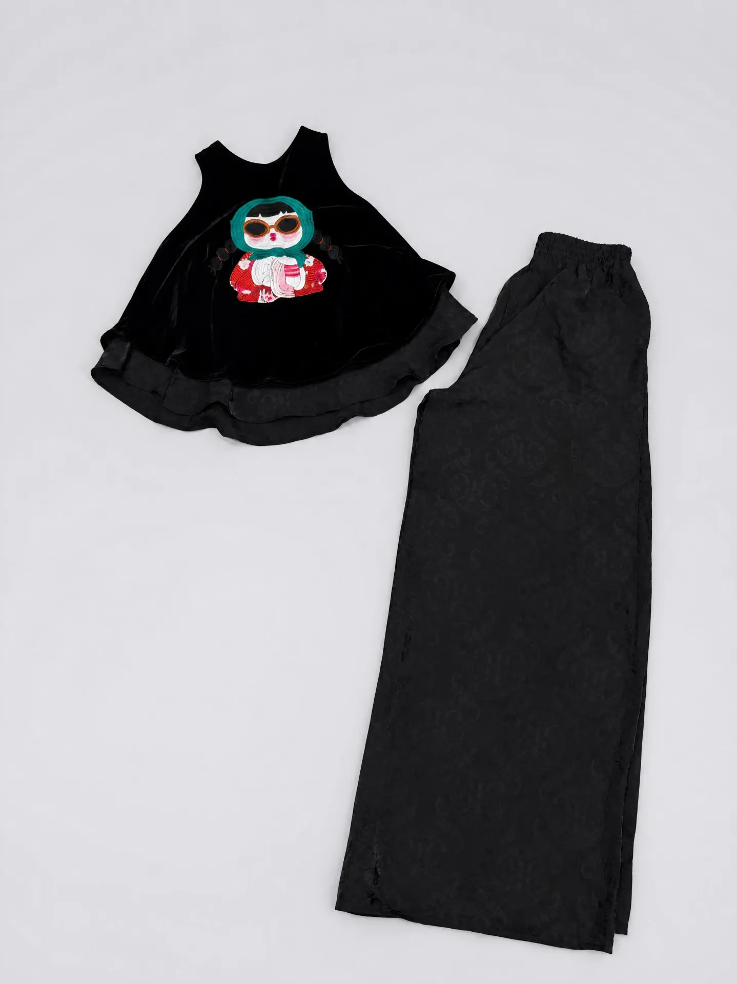 Set Đen phối đen