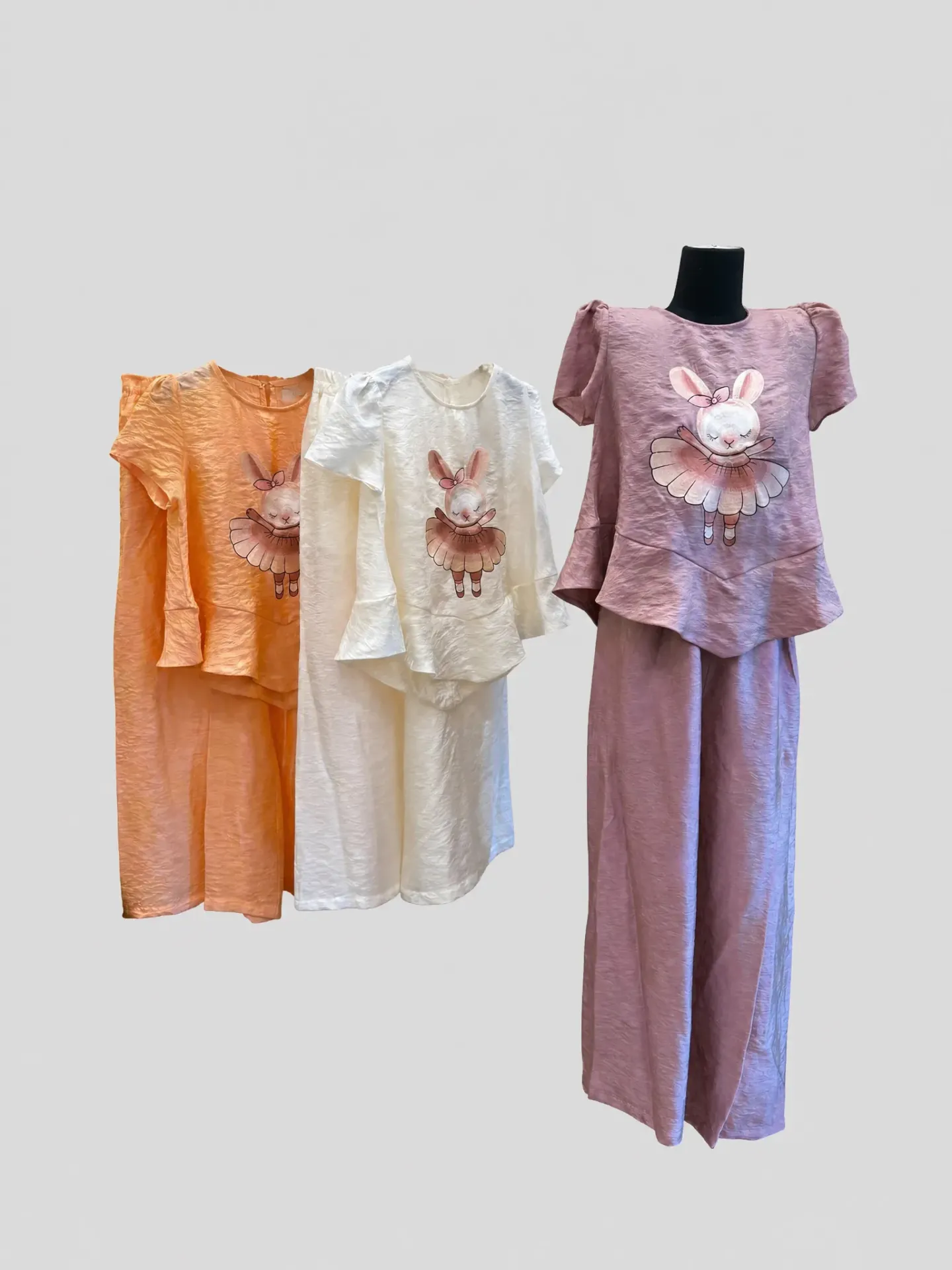 Set Áo Quần Hồng Tím